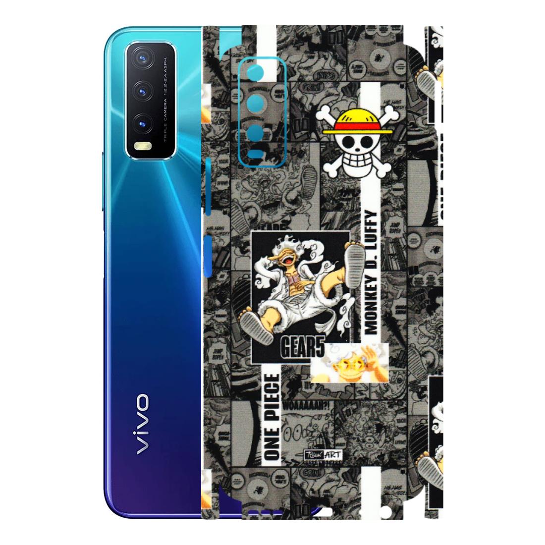 VIVO Y Series Phone Skins (All Models) - Cuffy Anime MonkeyCamic - 3D Embossed Finish (L-242) Vivo Y20A