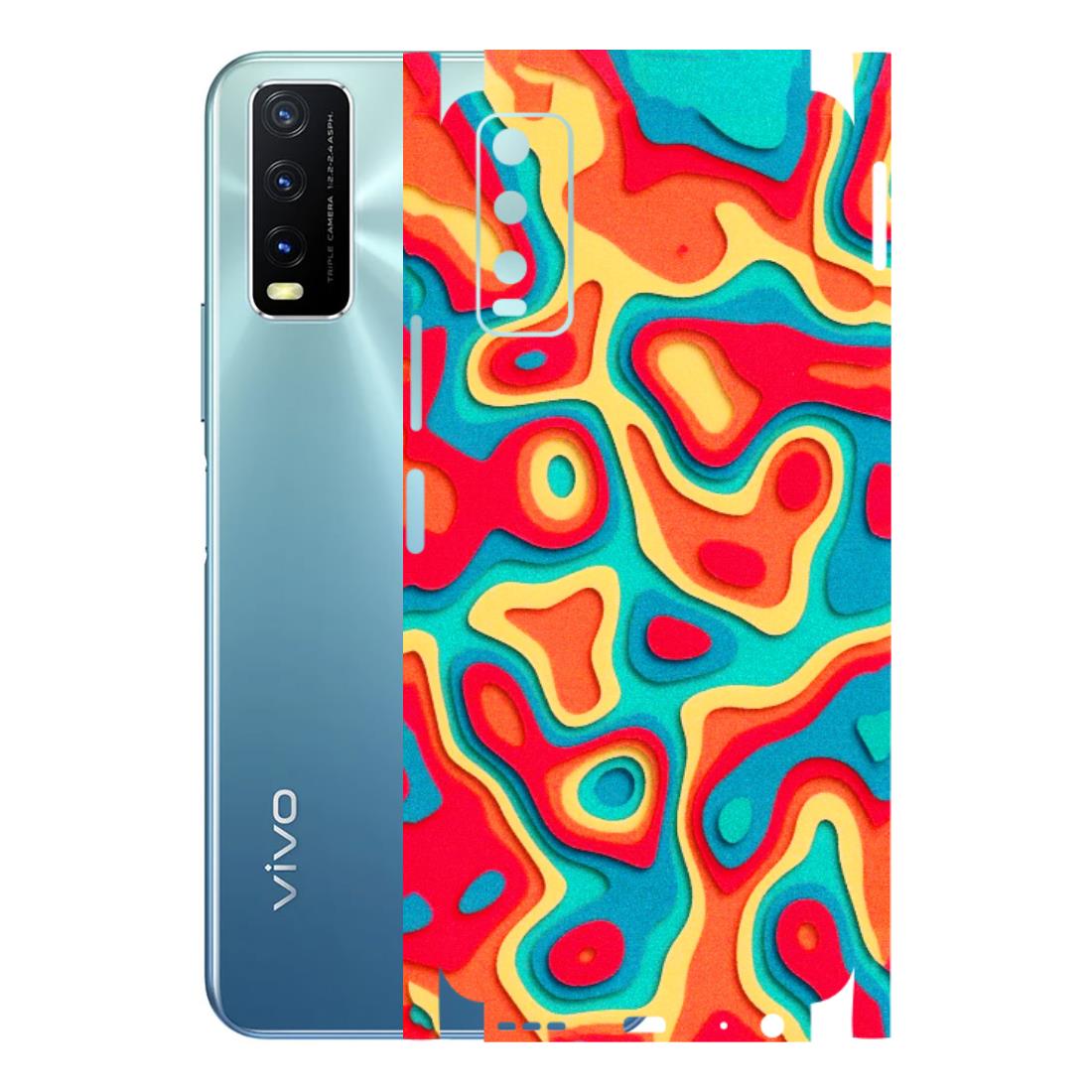 VIVO Y Series Phone Skins (All Models) - Abstract Swirl - 3D Embossed Finish (L-150) Vivo Y20G 2021
