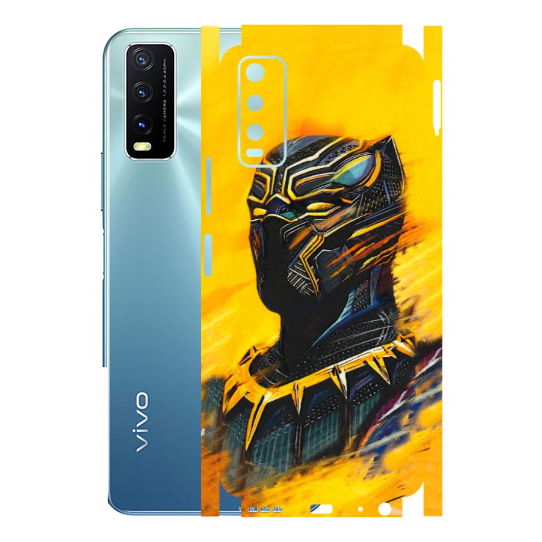 VIVO Y Series Phone Skins (All Models) - Yellow Panther - 3D Embossed Finish (L-54) Vivo Y20T