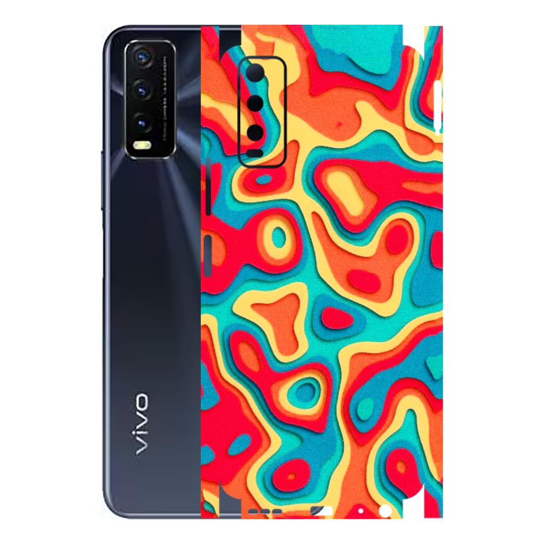 VIVO Y Series Phone Skins (All Models) - Abstract Swirl - 3D Embossed Finish (L-150) Vivo Y20