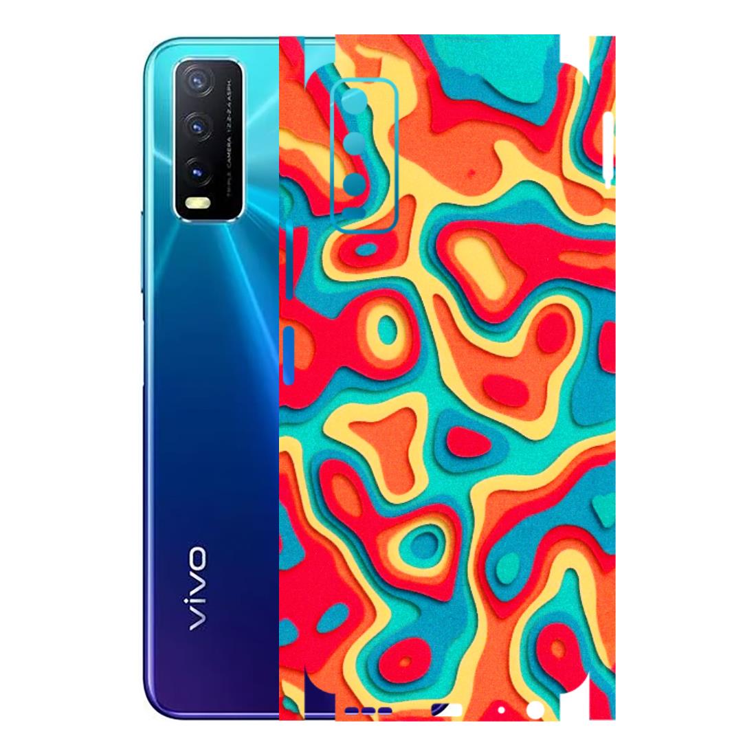 VIVO Y Series Phone Skins (All Models) - Abstract Swirl - 3D Embossed Finish (L-150) Vivo Y20i