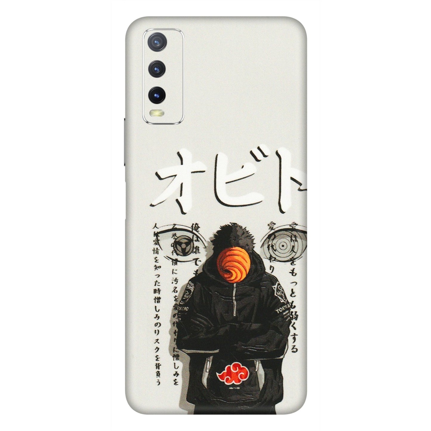 VIVO Y Series Phone Skins (All Models) - Obito Anime Eye - 3D Embossed Finish (L-19) Vivo Y20i