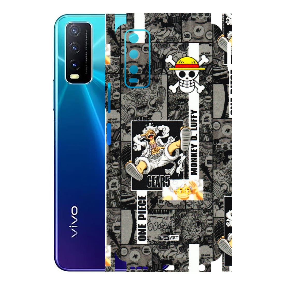 VIVO Y Series Phone Skins (All Models) - Cuffy Anime MonkeyCamic - 3D Embossed Finish (L-242) Vivo Y20i