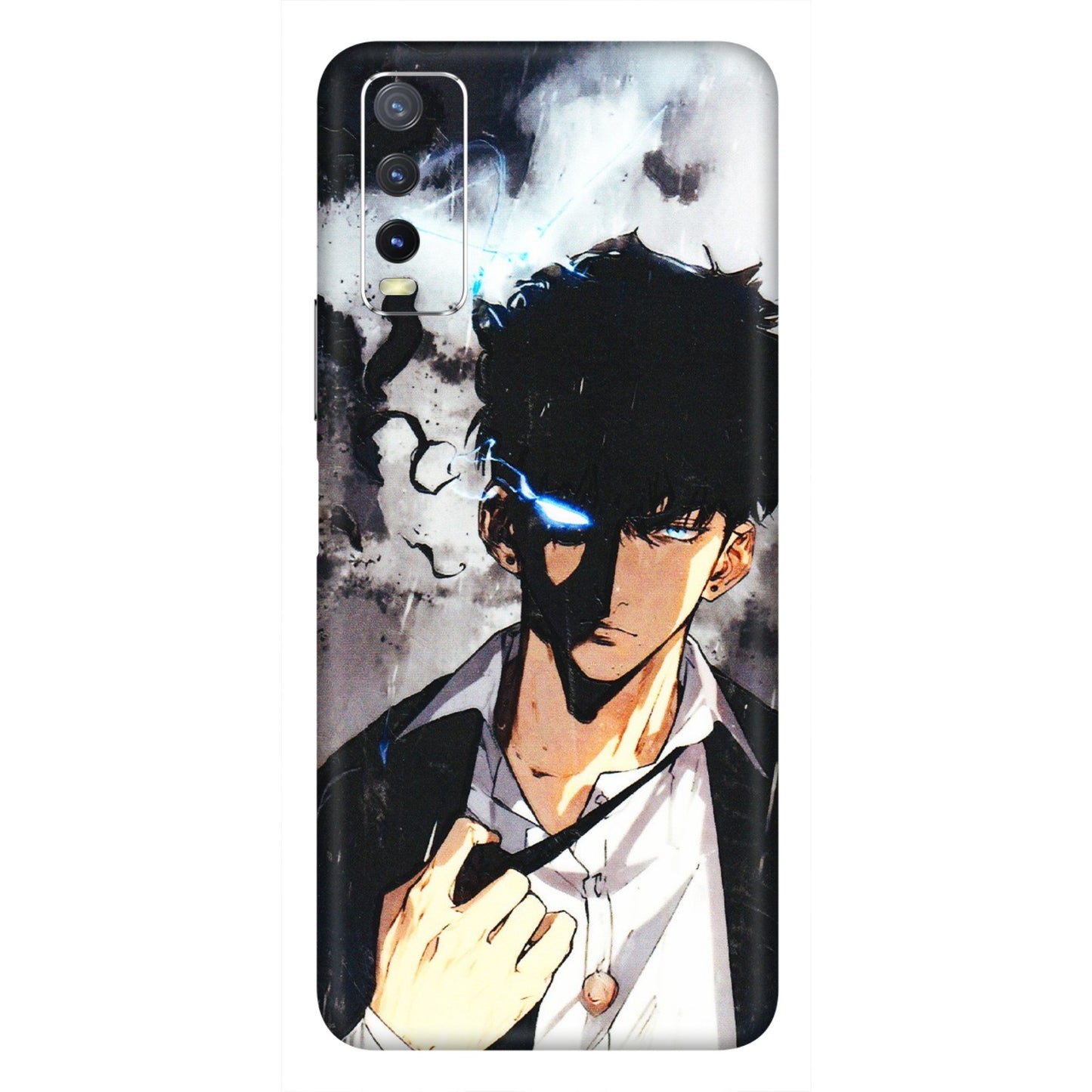 VIVO Y Series Phone Skins (All Models) - Sung Jinwoo Manhwa Anime - 3D Embossed Finish (L-328) Vivo Y20i