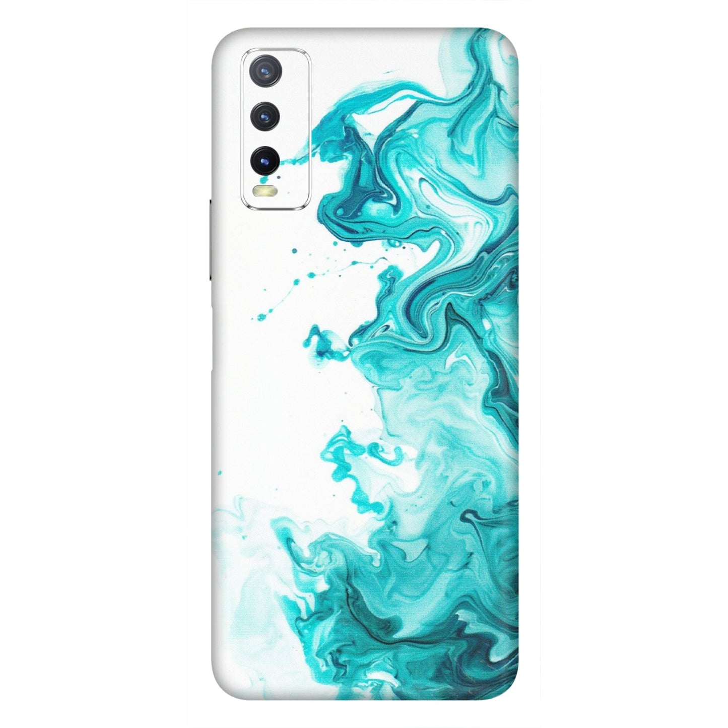 VIVO Y Series Phone Skins (All Models) - Sky Blue Abstract Colour - Matte Finish (M-146) Vivo Y20i
