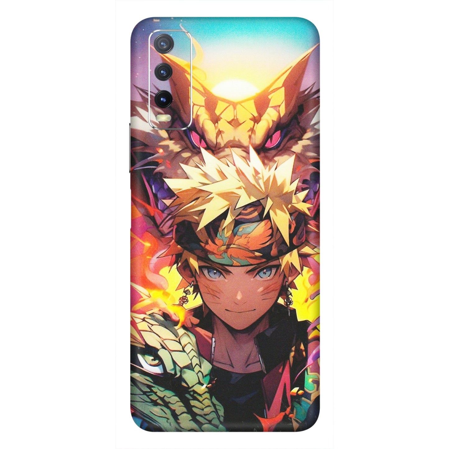 VIVO Y Series Phone Skins (All Models) - Angry Naruto Anime - Matte Finish (M-148) Vivo Y20i