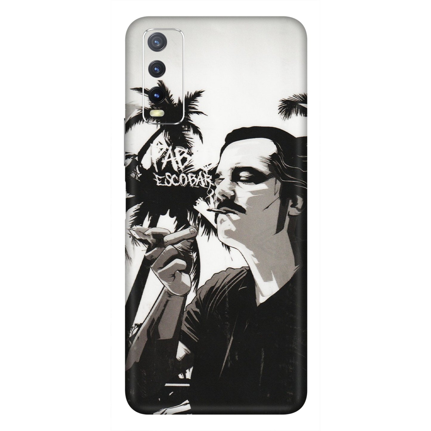 VIVO Y Series Phone Skins (All Models) - Pab Escobar - Transparent Finish (T-05) Vivo Y20i