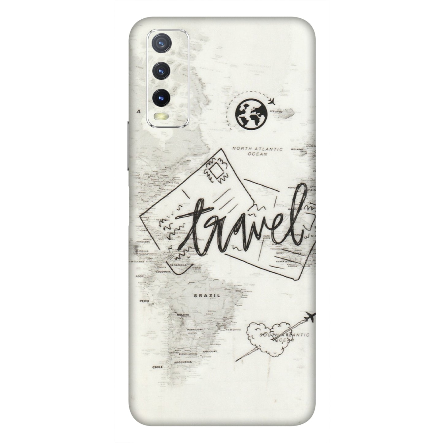 VIVO Y Series Phone Skins (All Models) - Travel Ticket - Transparent Finish (T-06) Vivo Y20i