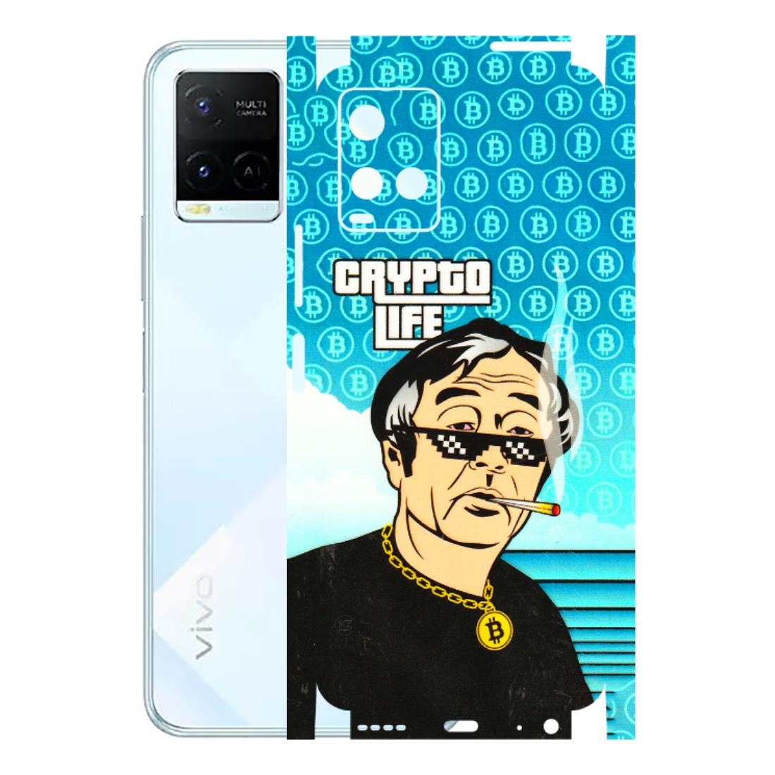 VIVO Y Series Phone Skins (All Models) - Crypto Thug Life - 3D Embossed Finish (L-179) Vivo Y21E 5G