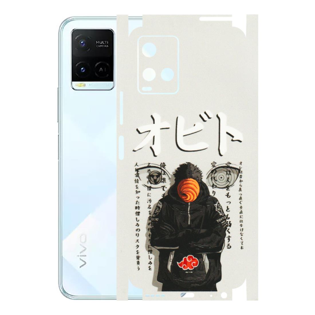 VIVO Y Series Phone Skins (All Models) - Obito Anime Eye - 3D Embossed Finish (L-19) Vivo Y21E 5G