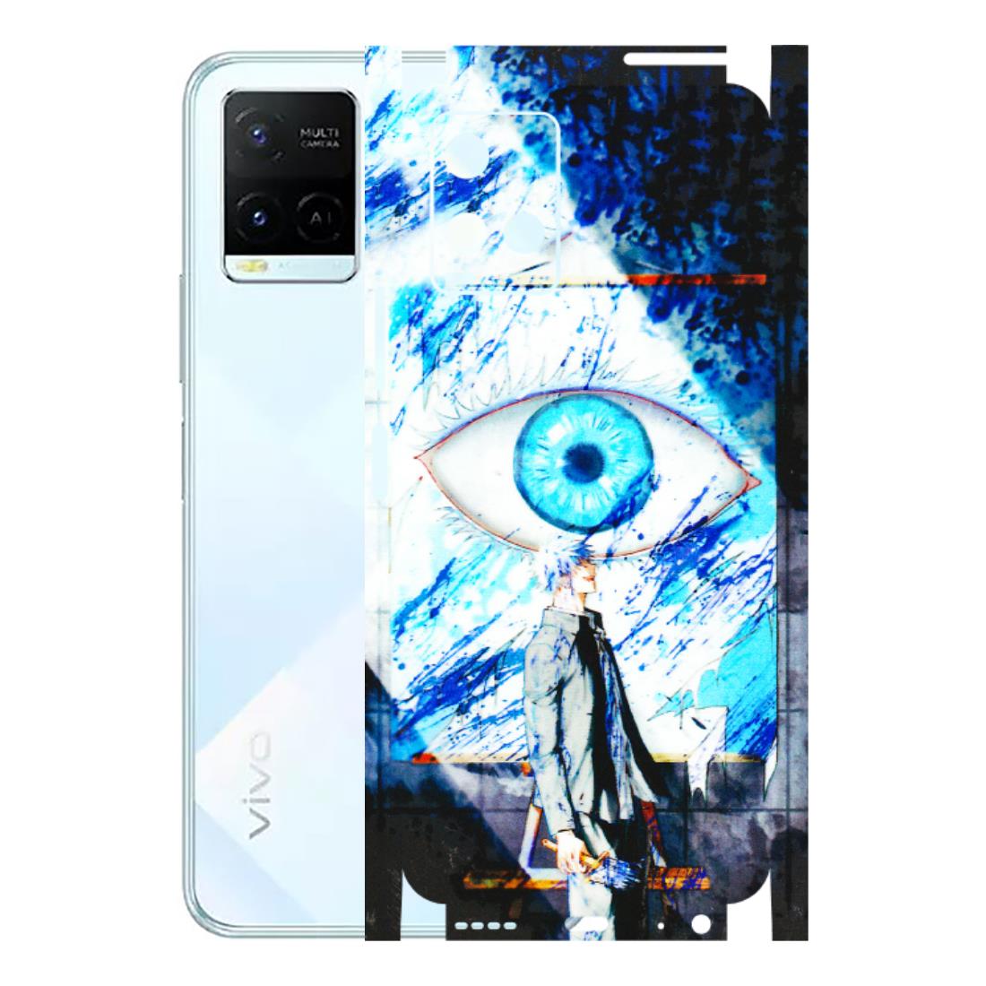 VIVO Y Series Phone Skins (All Models) - Gojo Satoru evil eye - 3D Embossed Finish (L-239) Vivo Y21E 5G