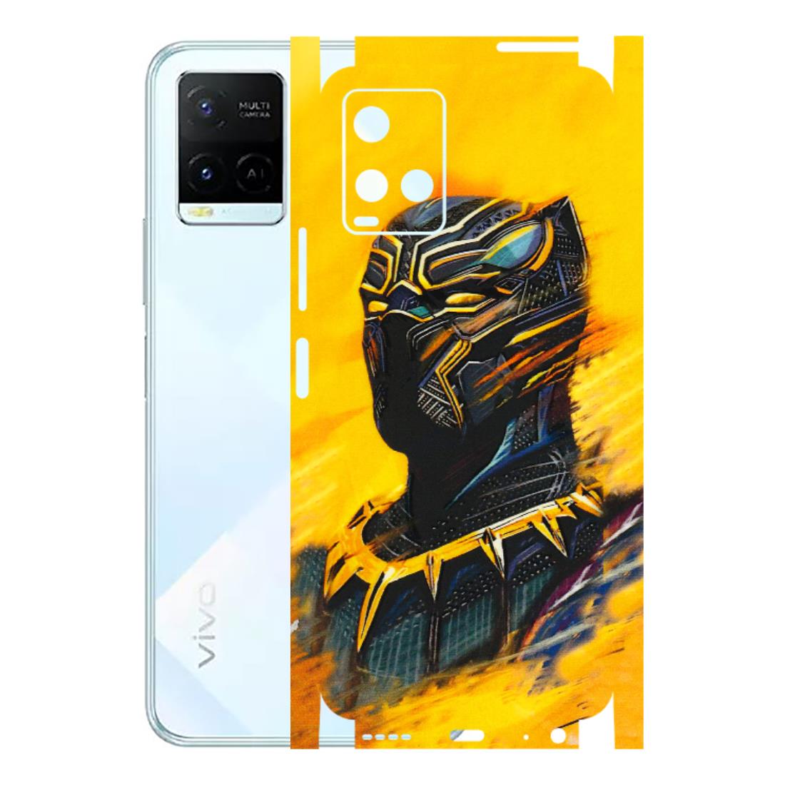 VIVO Y Series Phone Skins (All Models) - Yellow Panther - 3D Embossed Finish (L-54) Vivo Y21E 5G