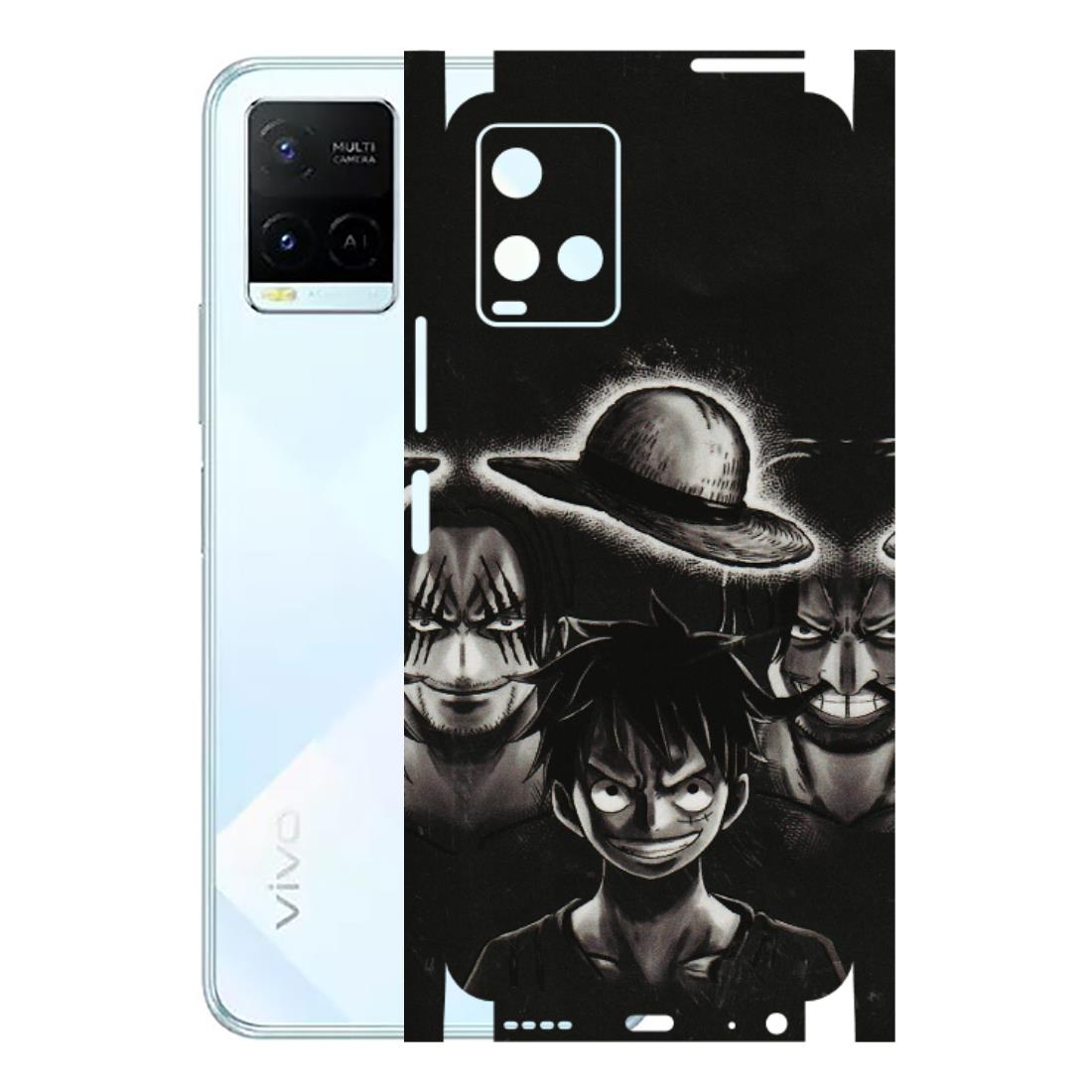 VIVO Y Series Phone Skins (All Models) - Black Luffy Hat - 3D Embossed Finish (L-57) Vivo Y21E 5G