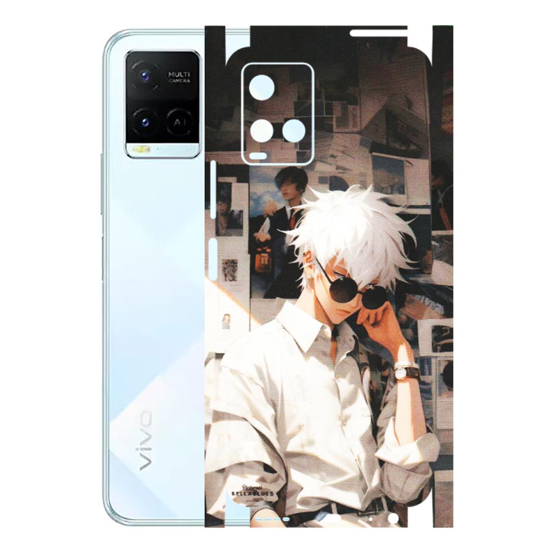 VIVO Y Series Phone Skins (All Models) - Gojo Satoru Jujustu Kaisen Anime - Matte Finish (M-156) Vivo Y21E 5G