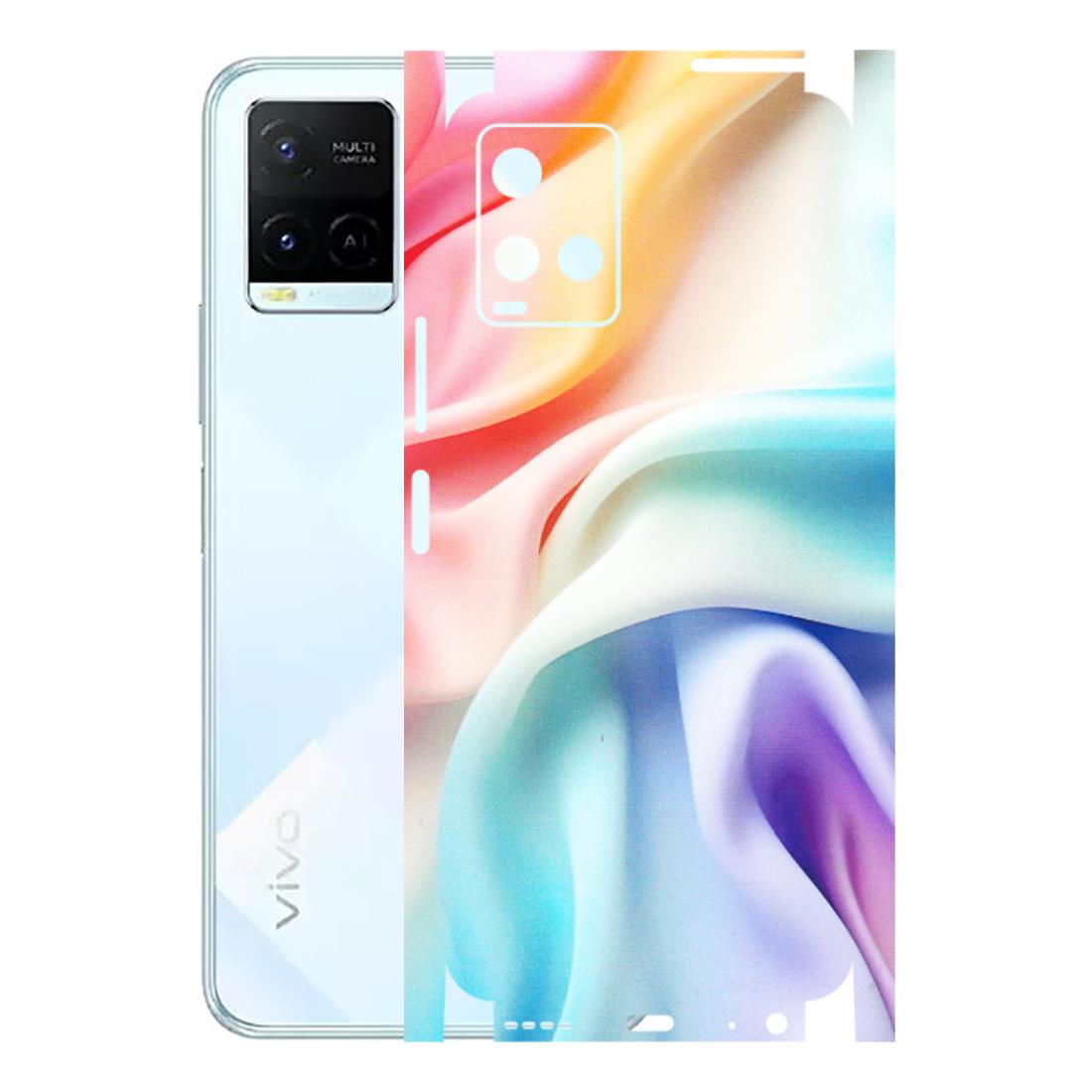VIVO Y Series Phone Skins (All Models) - Colourful Silk Cloth - Matte Finish (M-165) Vivo Y21E 5G