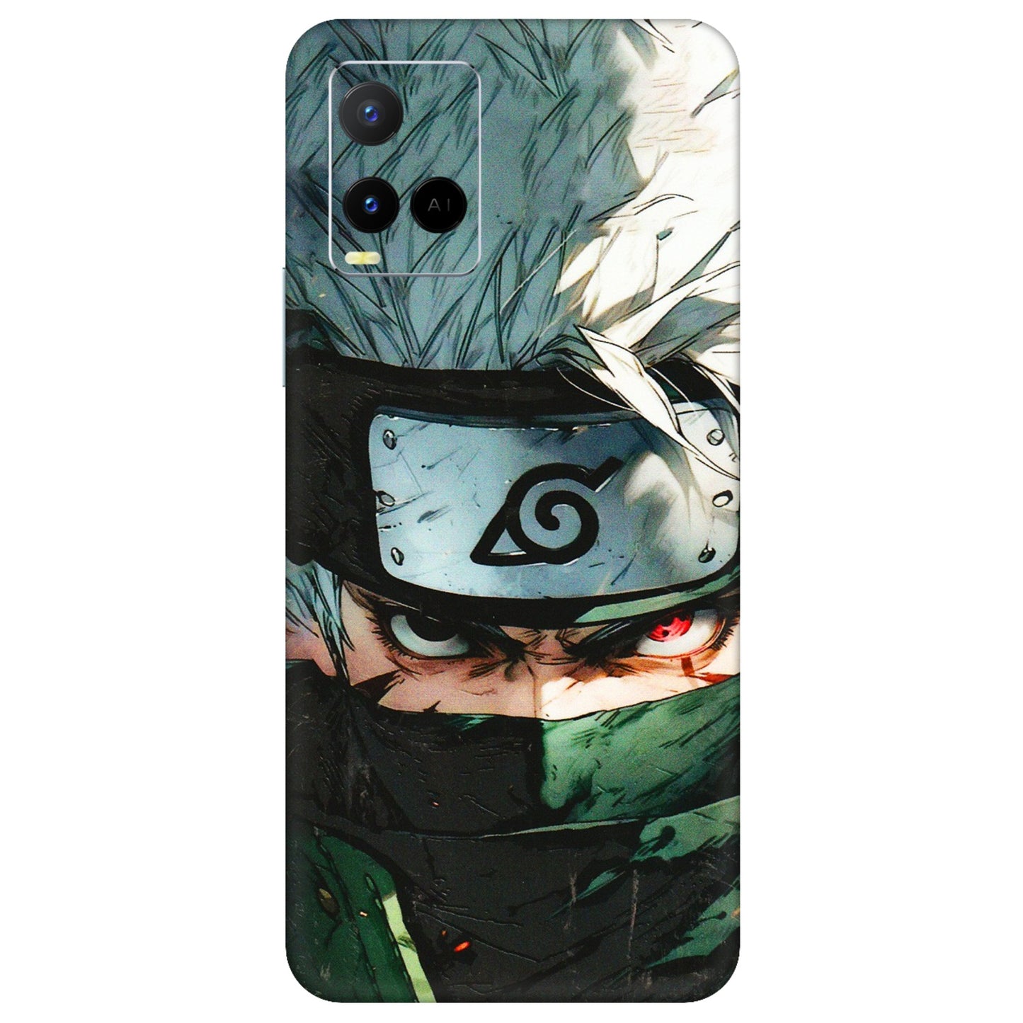 VIVO Y Series Phone Skins (All Models) - Kakashi Red Eye Focus - 3D Embossed Finish (L-227) Vivo Y21 G