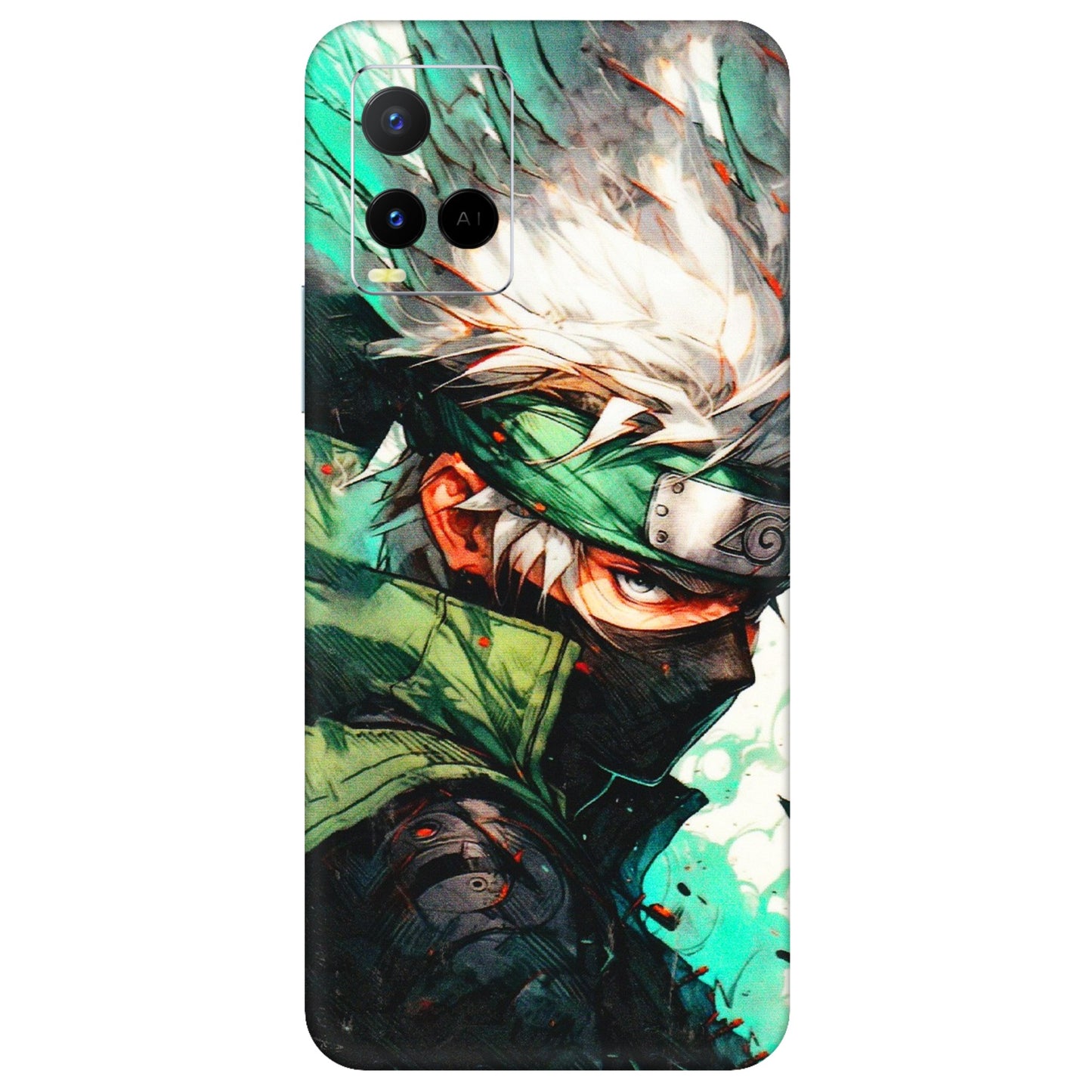 VIVO Y Series Phone Skins (All Models) - Kakashi Side Profile - 3D Embossed Finish (L-249) Vivo Y21 G