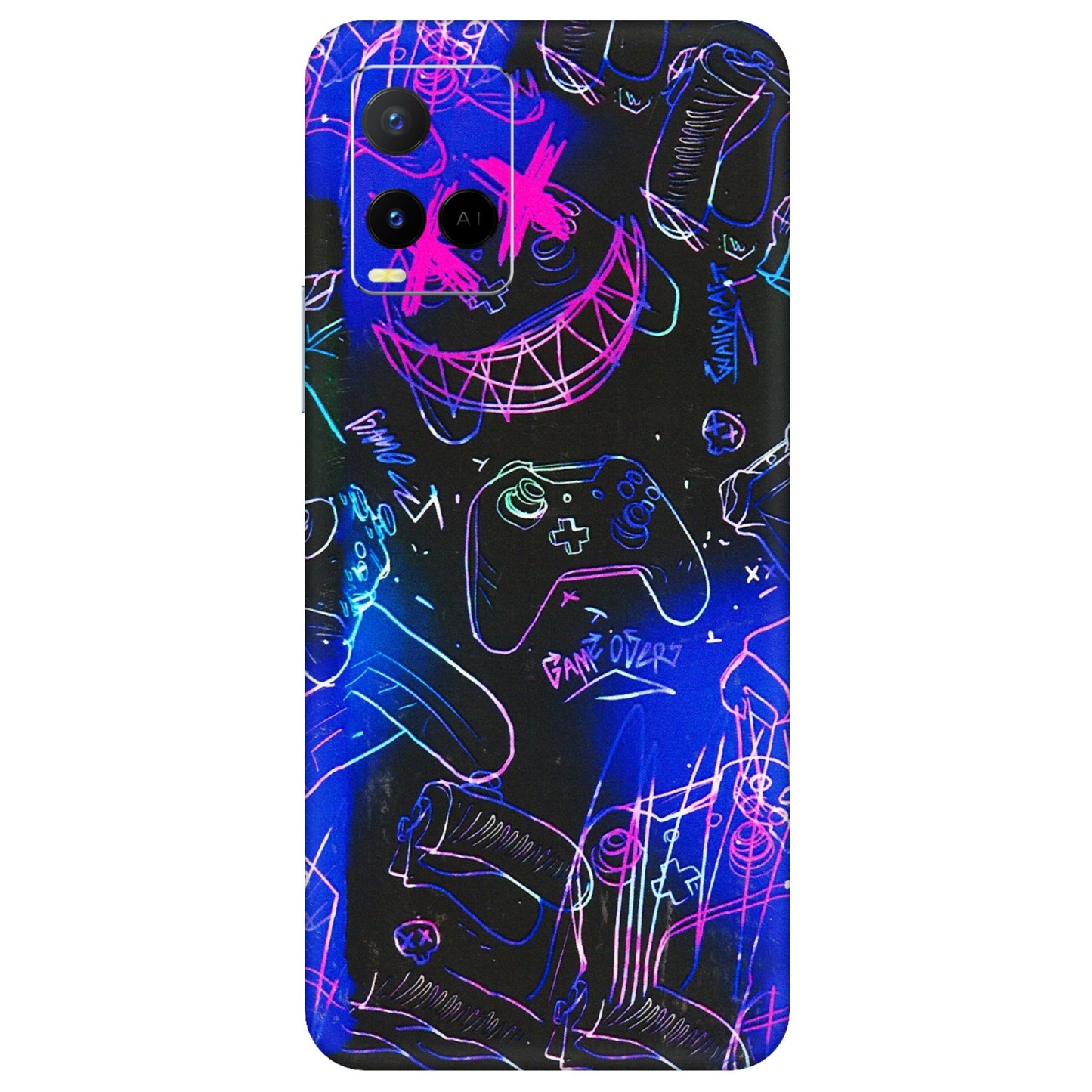 VIVO Y Series Phone Skins (All Models) - Gamers Paradise - 3D Embossed Finish (L-258) Vivo Y21 G