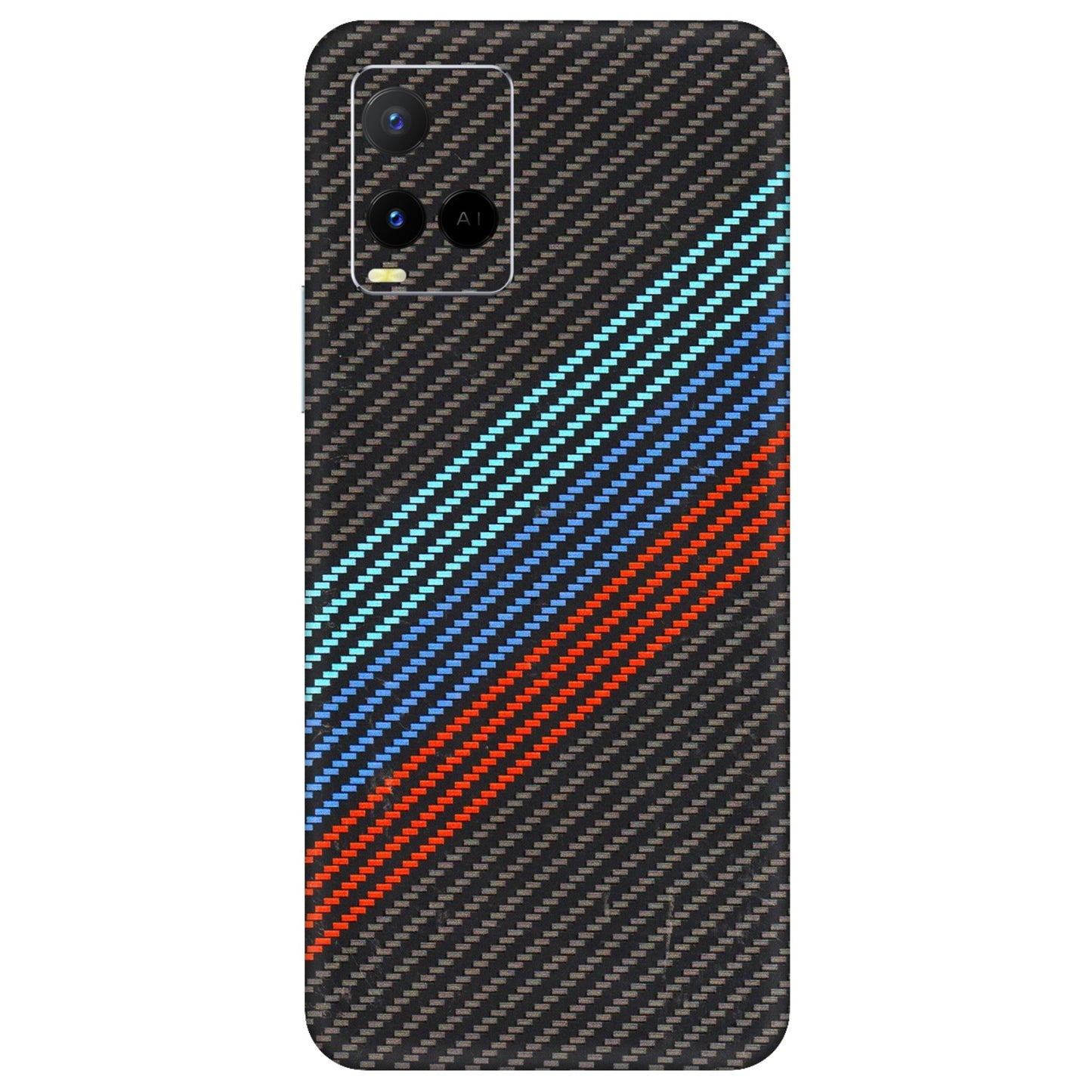 VIVO Y Series Phone Skins (All Models) - Carbon BM - 3D Embossed Finish (L-302) Vivo Y21 G