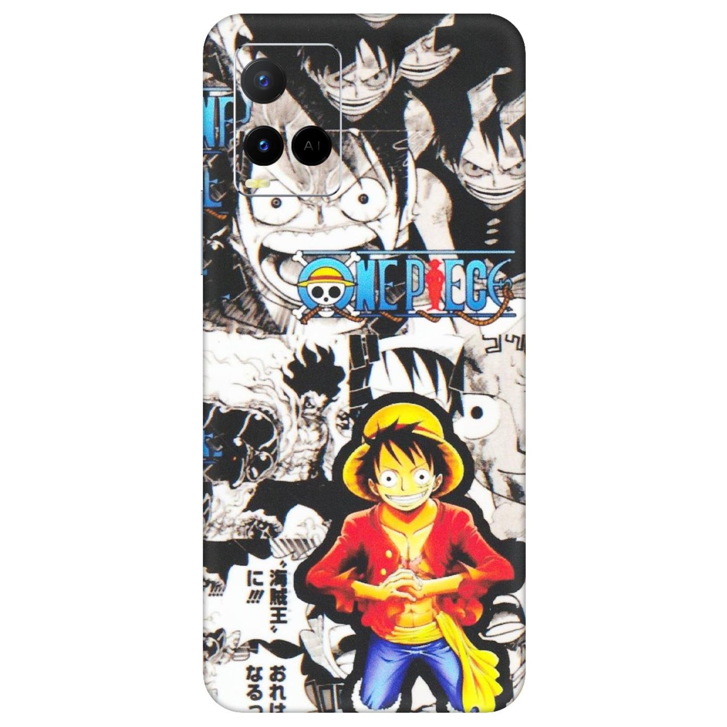 VIVO Y Series Phone Skins (All Models) - One Piece B&W - Matte Finish (M-63) Vivo Y21 G