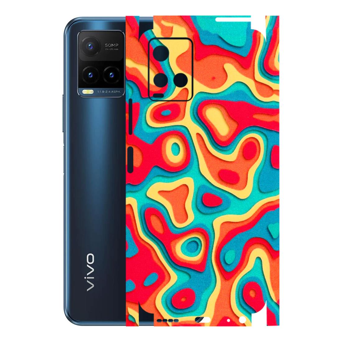 VIVO Y Series Phone Skins (All Models) - Abstract Swirl - 3D Embossed Finish (L-150) Vivo Y21T