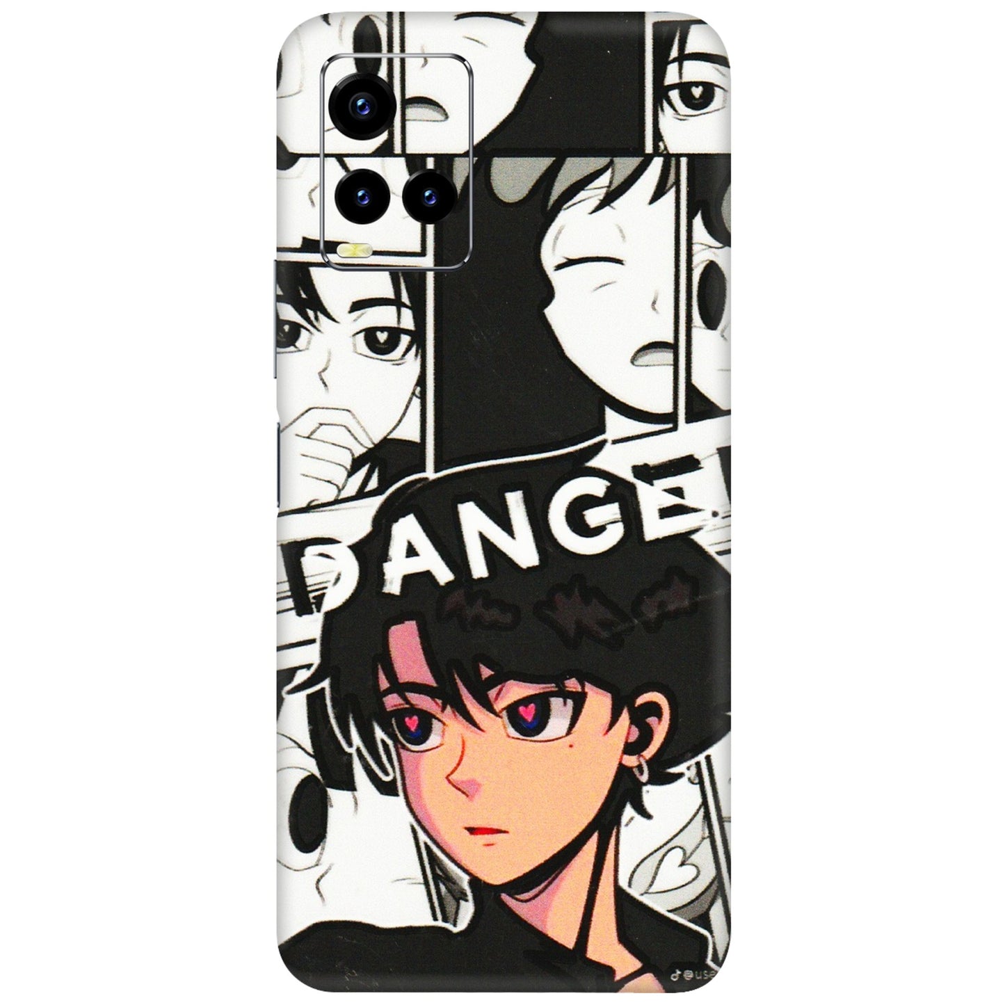 VIVO Y Series Phone Skins (All Models) - Danger Anime - 3D Embossed Finish (L-155) Vivo Y21T