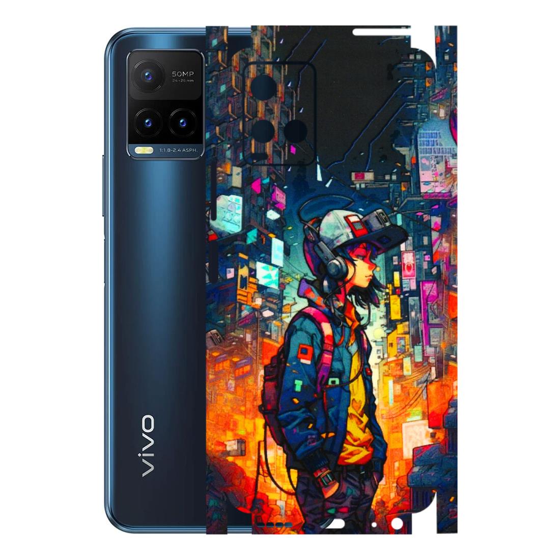 VIVO Y Series Phone Skins (All Models) - Street Anime Guy - 3D Embossed Finish (L-158) Vivo Y21T