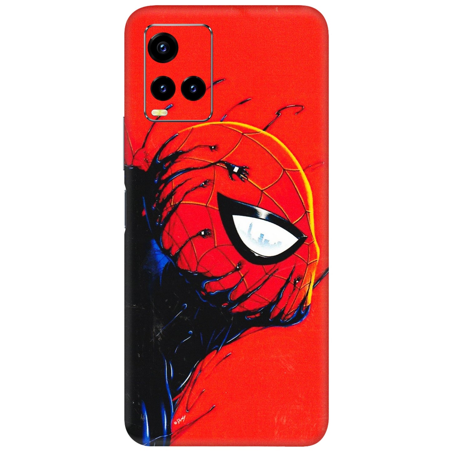 VIVO Y Series Phone Skins (All Models) - Spiderman Face Venom - 3D Embossed Finish (L-165) Vivo Y21T