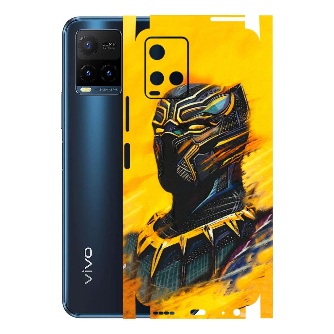 VIVO Y Series Phone Skins (All Models) - Yellow Panther - 3D Embossed Finish (L-54) Vivo Y21T