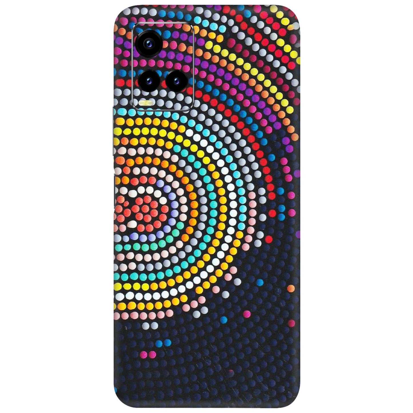 VIVO Y Series Phone Skins (All Models) - Rainbow Dot Mandala - Matte Finish (M-97) Vivo Y21T