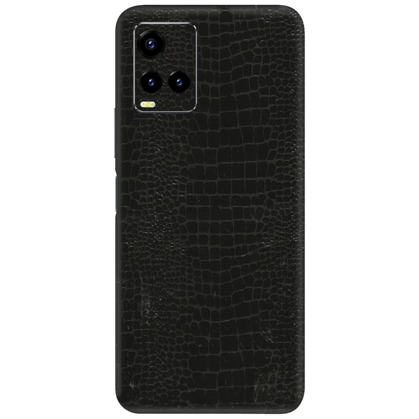VIVO Y Series Phone Skins (All Models) - Snake Leather Black - 3D Embossed Finish (L-107) Vivo Y21 2021