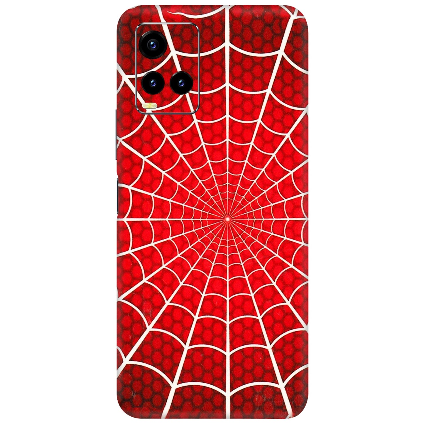 VIVO Y Series Phone Skins (All Models) - Classic Spidey Web - 3D Embossed Finish (L-115) Vivo Y21 2021