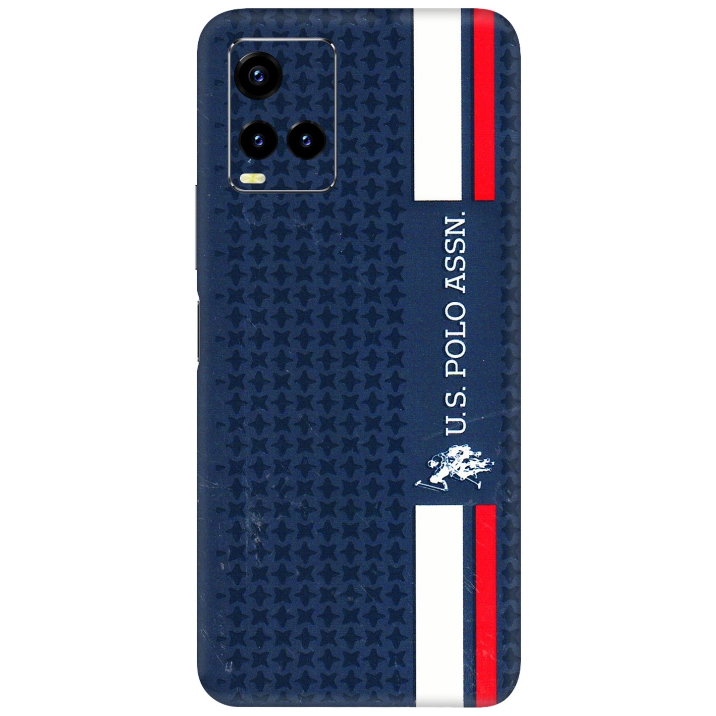 VIVO Y Series Phone Skins (All Models) - US POLO Designer Brand - 3D Embossed Finish (L-65) Vivo Y21 2021