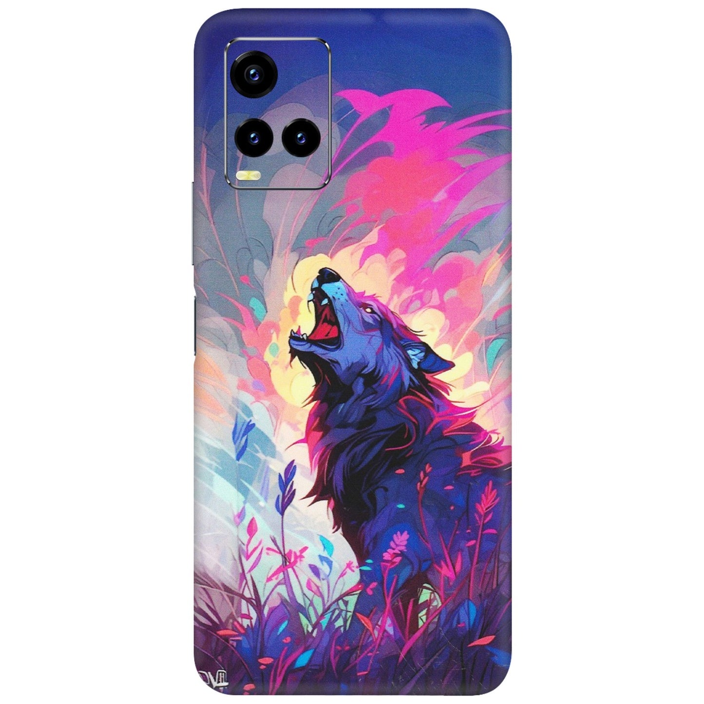 VIVO Y Series Phone Skins (All Models) - New Wild Wolf Abstract - Matte Finish (M-125) Vivo Y21 2021