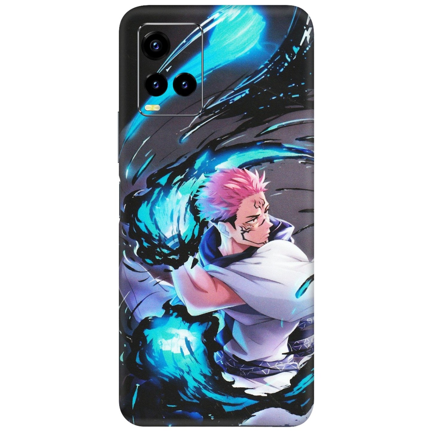 VIVO Y Series Phone Skins (All Models) - New Jujutsu Kaisen Grey Blue Anime - Matte Finish (M-127) Vivo Y21 2021