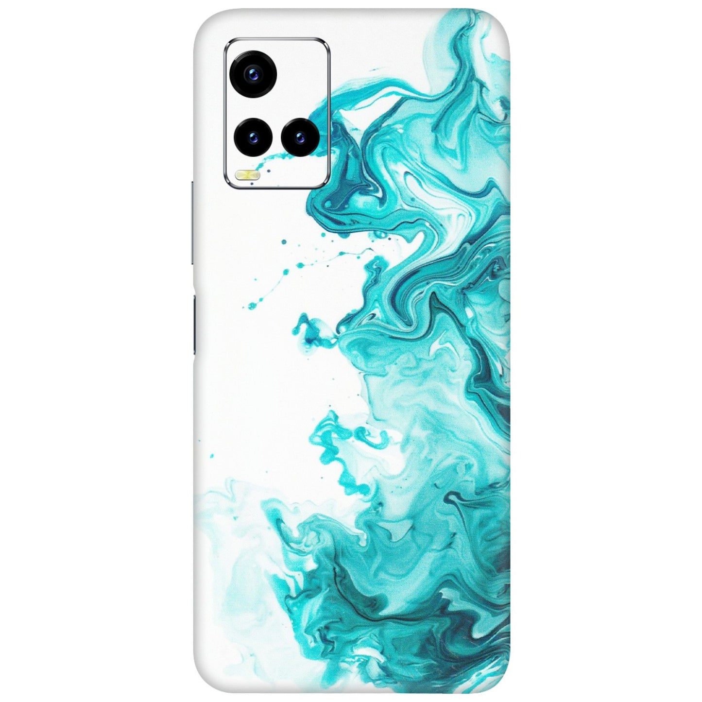 VIVO Y Series Phone Skins (All Models) - Sky Blue Abstract Colour - Matte Finish (M-146) Vivo Y21 2021