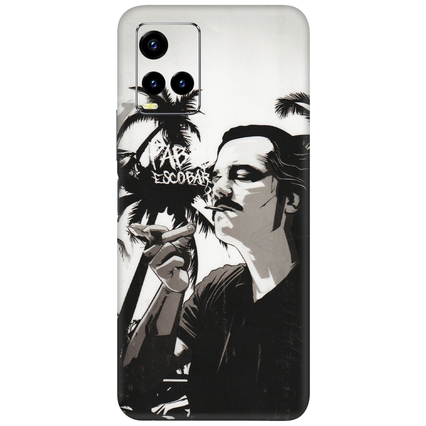 VIVO Y Series Phone Skins (All Models) - Pab Escobar - Transparent Finish (T-05) Vivo Y21 2021