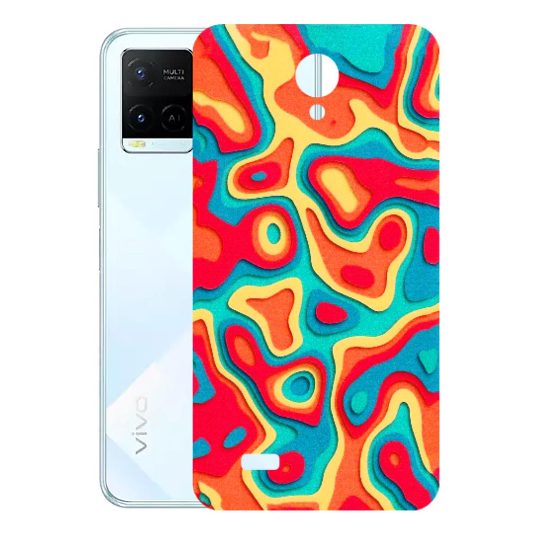 VIVO Y Series Phone Skins (All Models) - Abstract Swirl - 3D Embossed Finish (L-150) Vivo Y21