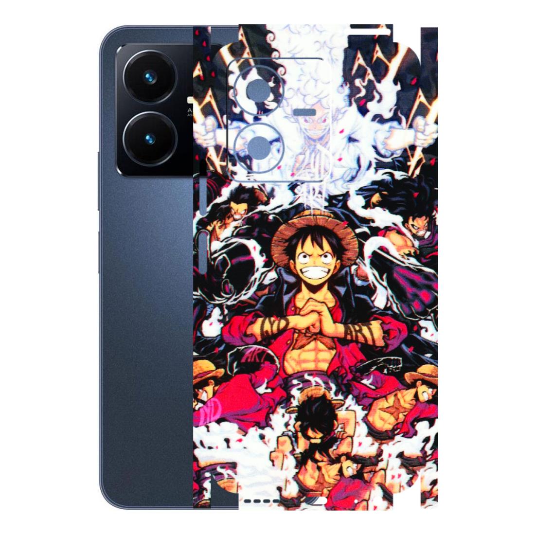VIVO Y Series Phone Skins (All Models) - Luffy Anime Character - 3D Embossed Finish (L-203) Vivo Y22 2022