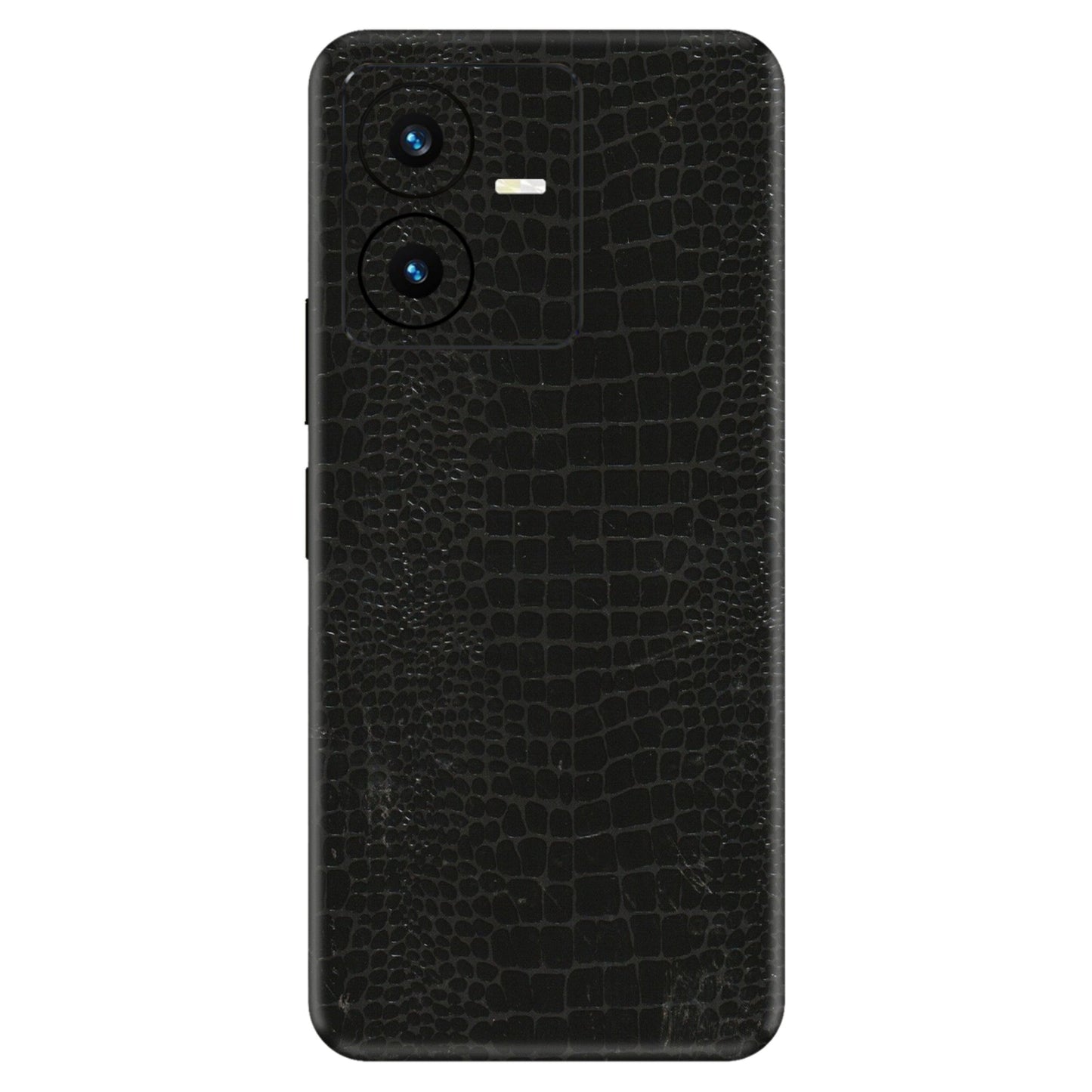 VIVO Y Series Phone Skins (All Models) - Snake Leather Black - 3D Embossed Finish (L-107) Vivo Y22 2022