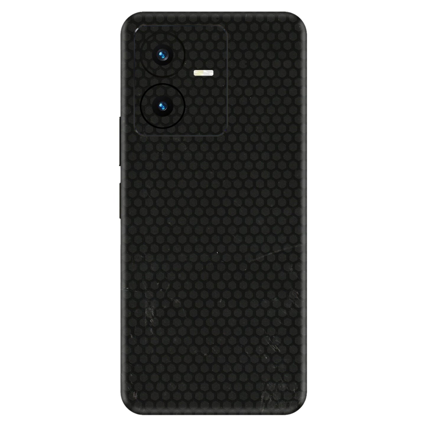 VIVO Y Series Phone Skins (All Models) - Black honeycomb - 3D Embossed Finish (L-114) Vivo Y22 2022