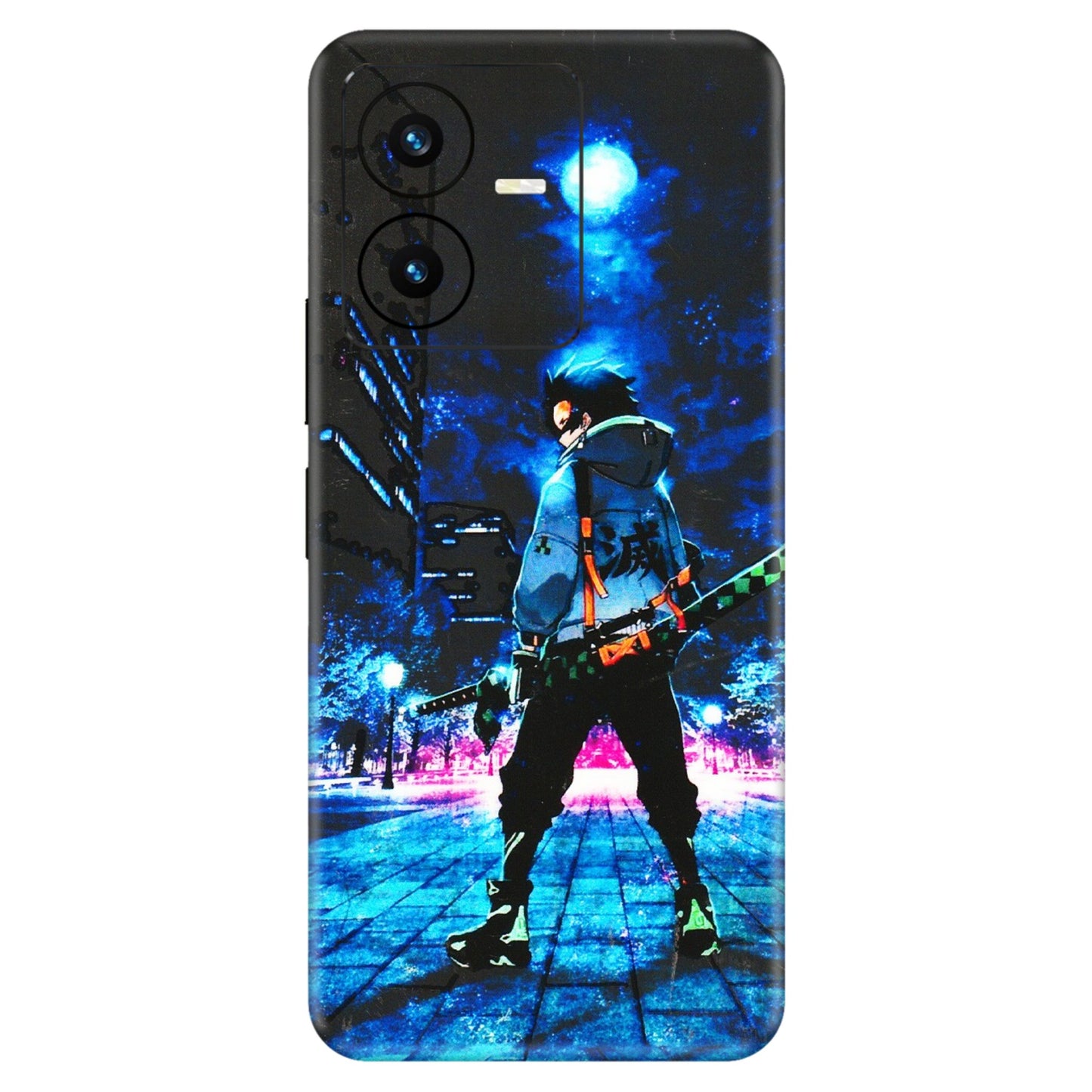 VIVO Y Series Phone Skins (All Models) - Demon Slayer Sword - 3D Embossed Finish (L-247) Vivo Y22 2022