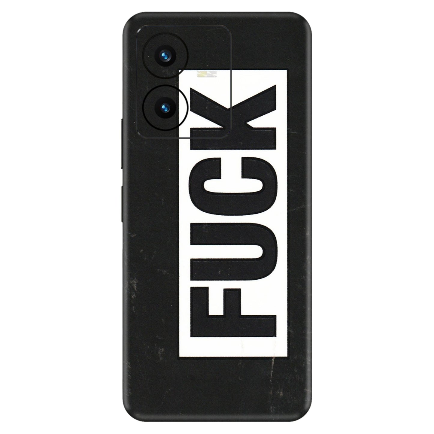 VIVO Y Series Phone Skins (All Models) - The F Word - 3D Embossed Finish (L-255) Vivo Y22 2022