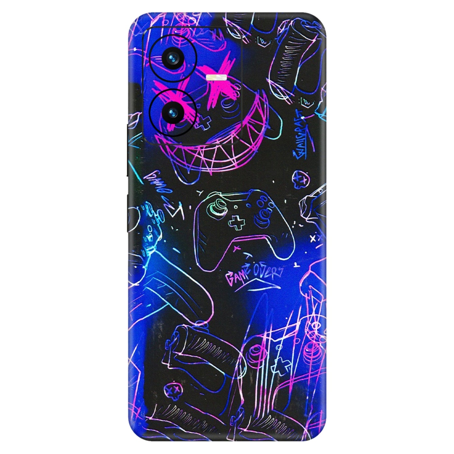 VIVO Y Series Phone Skins (All Models) - Gamers Paradise - 3D Embossed Finish (L-258) Vivo Y22 2022