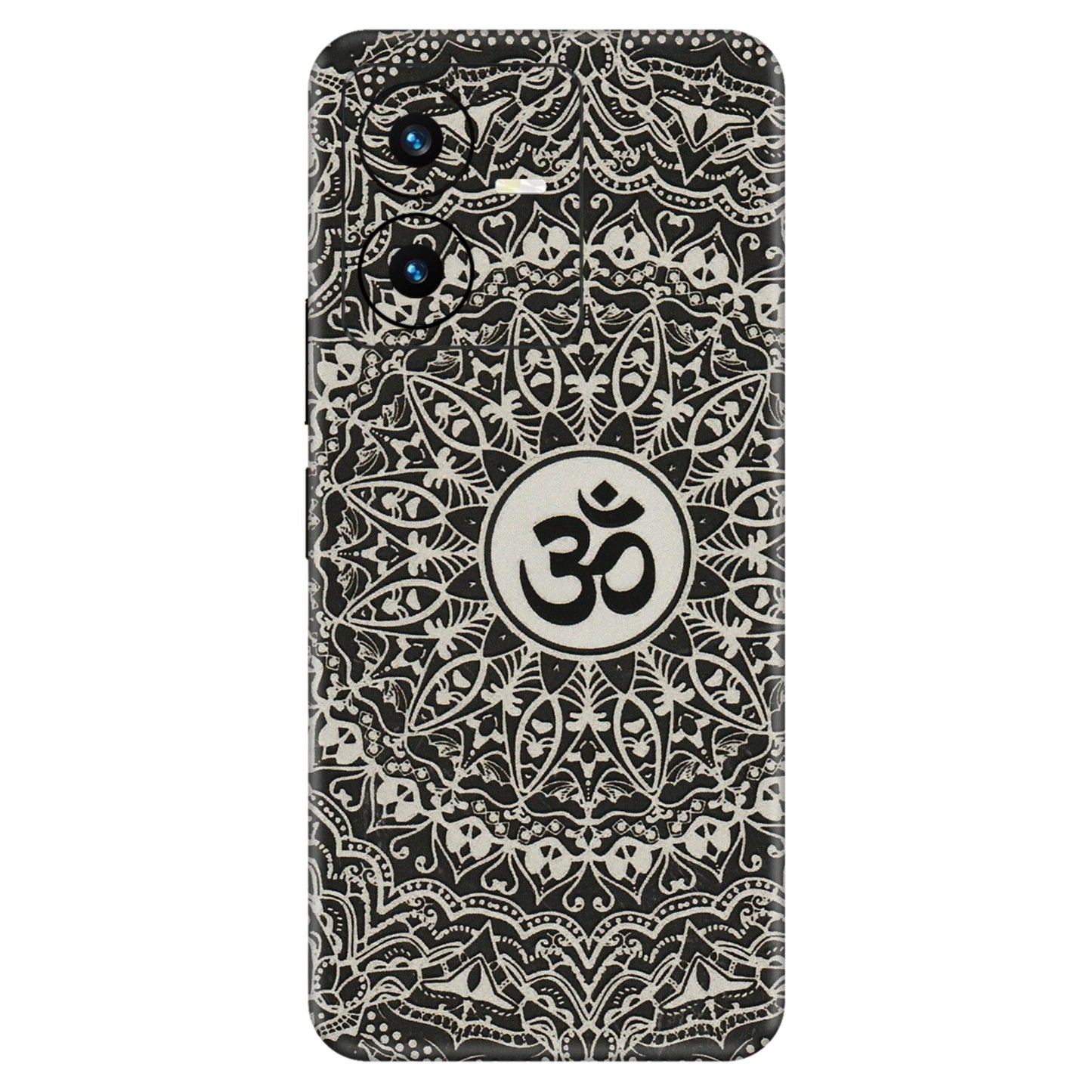 VIVO Y Series Phone Skins (All Models) - Aum Elegant Mandala - 3D Embossed Finish (L-62) Vivo Y22 2022