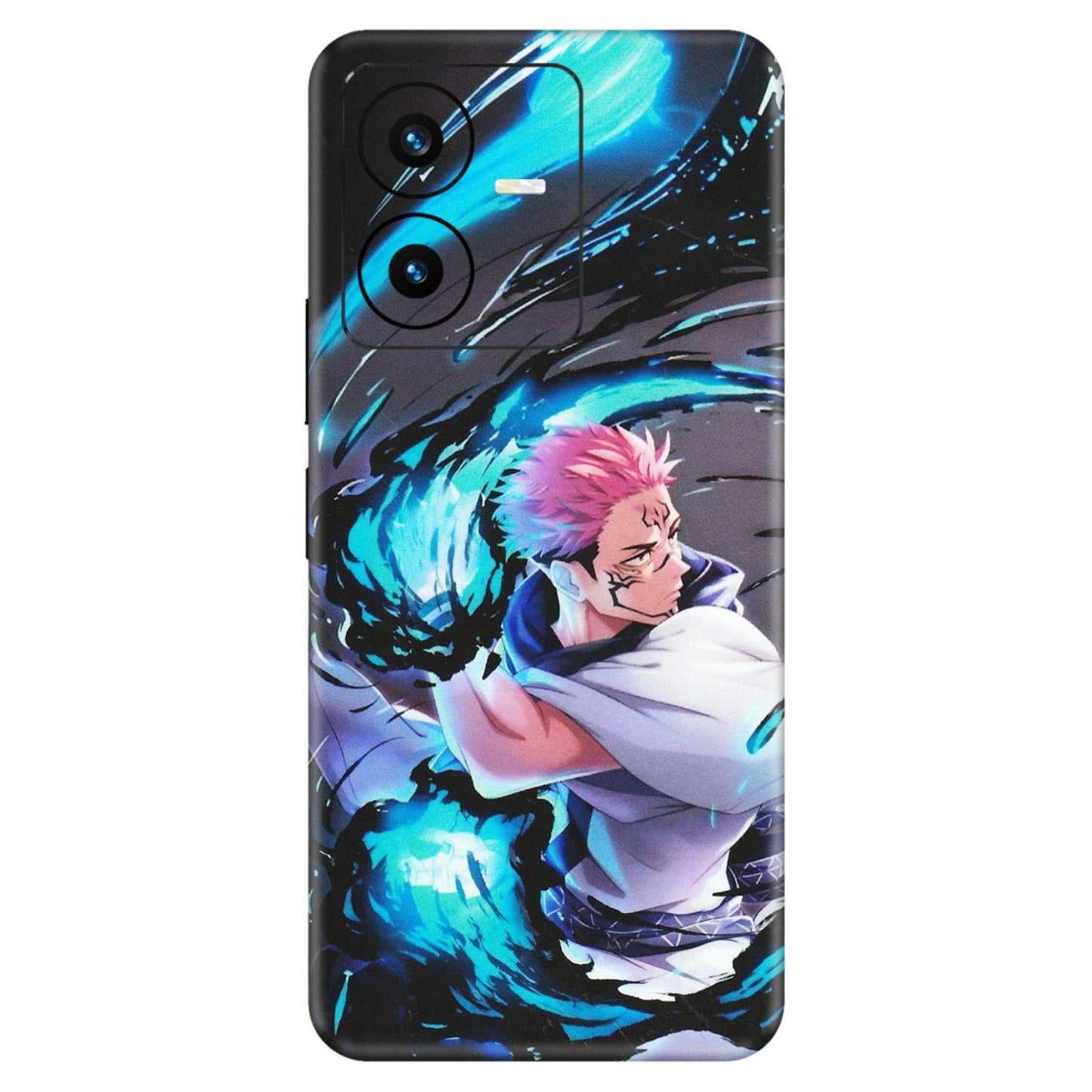 VIVO Y Series Phone Skins (All Models) - New Jujutsu Kaisen Grey Blue Anime - Matte Finish (M-127) Vivo Y22 2022