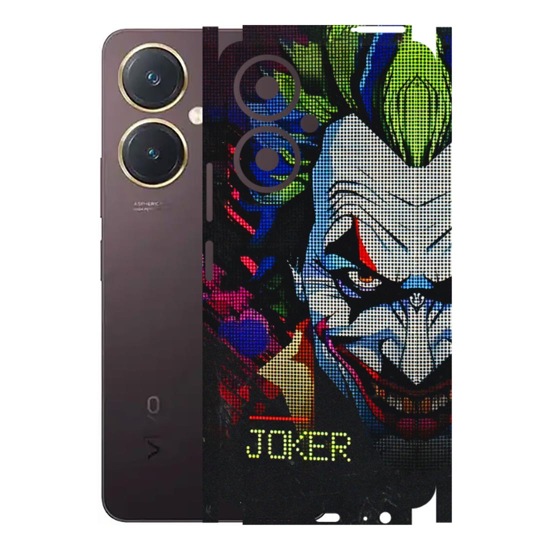 VIVO Y Series Phone Skins (All Models) - Joker Dot Matrix - 3D Embossed Finish (L-08) Vivo Y27 4G