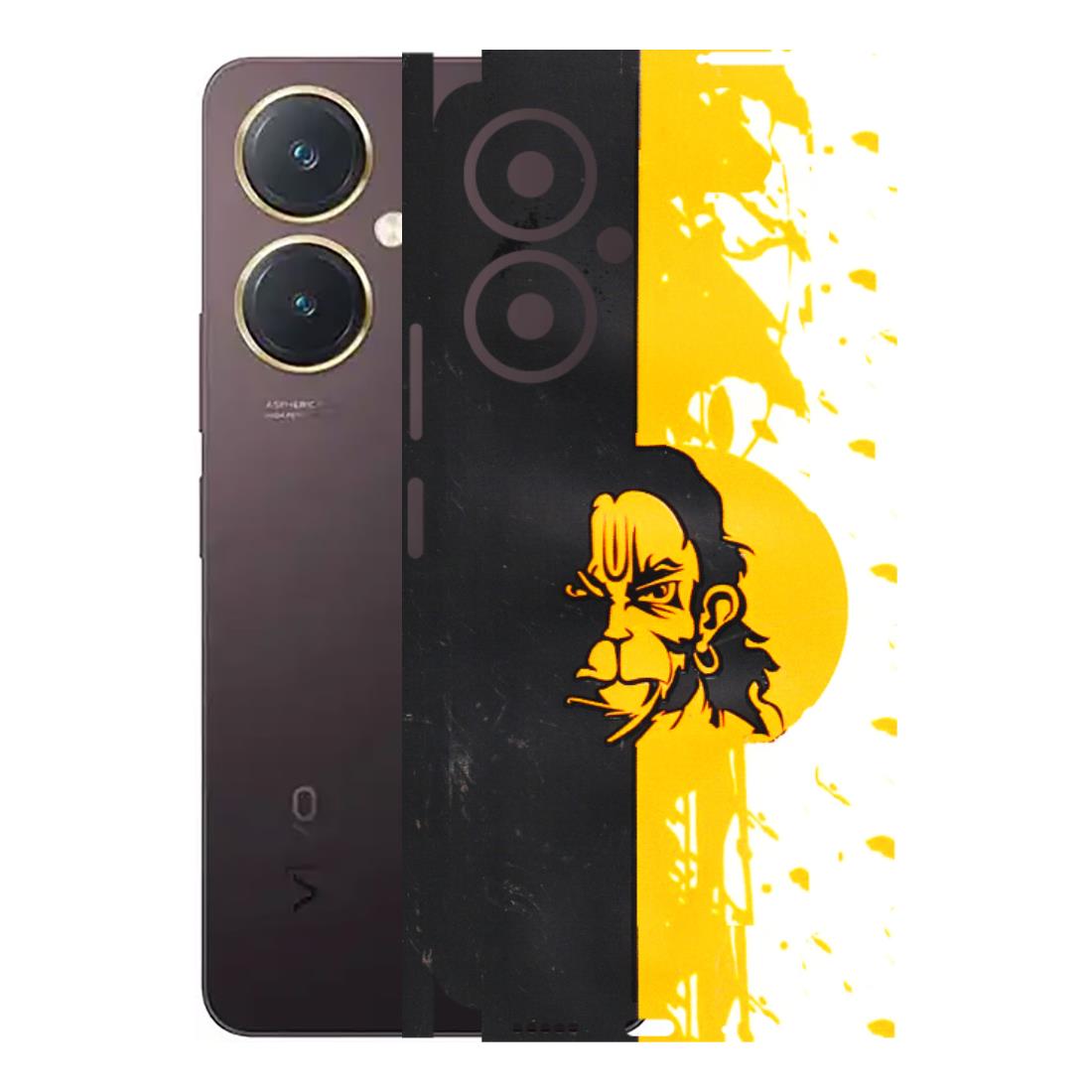 VIVO Y Series Phone Skins (All Models) - Bajrangbali - 3D Embossed Finish (L-151) Vivo Y27 4G