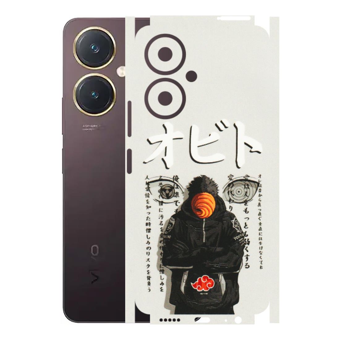 VIVO Y Series Phone Skins (All Models) - Obito Anime Eye - 3D Embossed Finish (L-19) Vivo Y27 4G