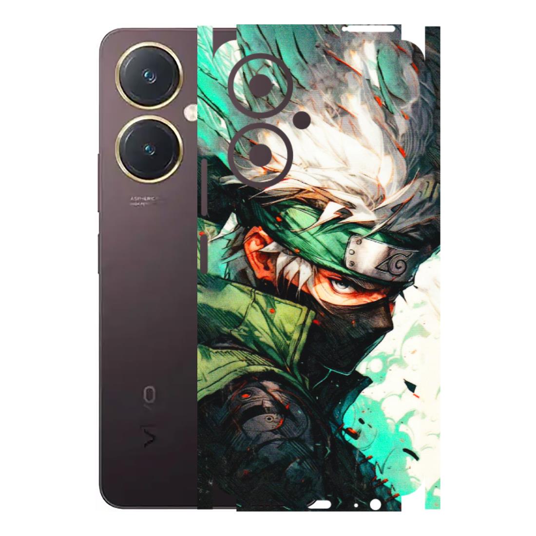 VIVO Y Series Phone Skins (All Models) - Kakashi Side Profile - 3D Embossed Finish (L-249) Vivo Y27 4G